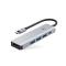 Tech-Protect 5in1 USB-C Hub - USB-C / USB 3.0 / HDMI / RJ45 Grå