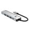 Tech-Protect 5in1 USB-C Hub - USB-C / USB 3.0 / HDMI / RJ45 Grå