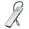 Tech-Protect 5in1 USB-C Hub - USB-C / USB 3.0 / HDMI / RJ45 Grå