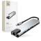 Tech-Protect 6in1 USB-C Hub - USB-C / USB 3.0/2.0 / HDMI / RJ45