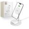 Tech-Protect 15W Qi 2in1 Magnetisk MagSafe Laddare Vit