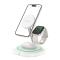Tech-Protect 15W Qi 3in1 Magnetisk MagSafe Laddare Vit