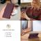 Tech-Protect Samsung Galaxy A16 Fodral Läder Mulberry