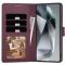 Tech-Protect Samsung Galaxy S25 Ultra Fodral Läder Muberry