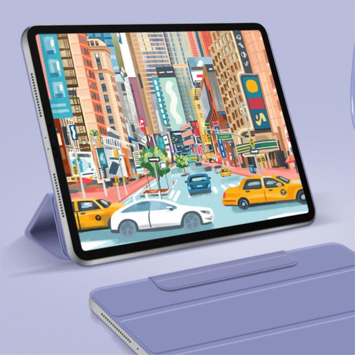 Bild 4, iPad Air 13 2025/2024/Pro 12.9 2022-2020/2018 Fodral Tri-Fold
