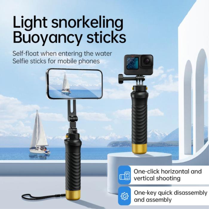 Bild 2, Flytande Selfiestick För Actionkamera