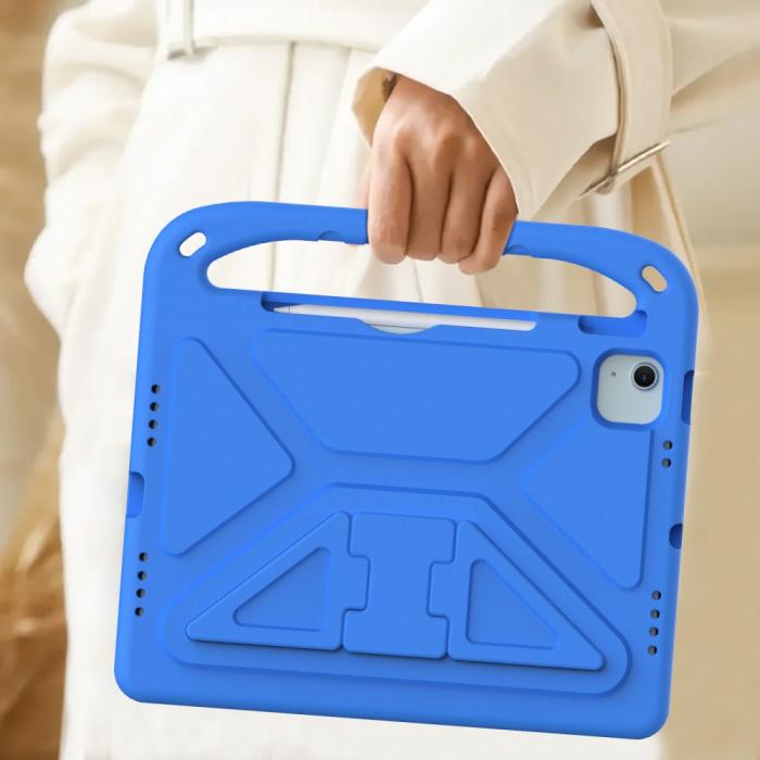 Bild 6, iPad Pro 11 2024/Air 11 2025/2024 Skal EVA Kickstand Blå