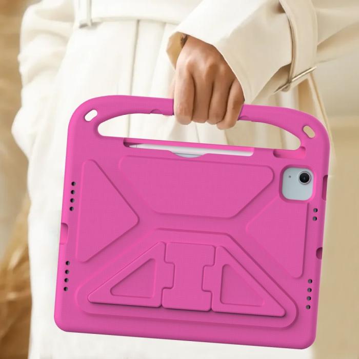 Bild 6, iPad Pro 11 2024/Air 11 2025/2024 Skal EVA Kickstand Rosa