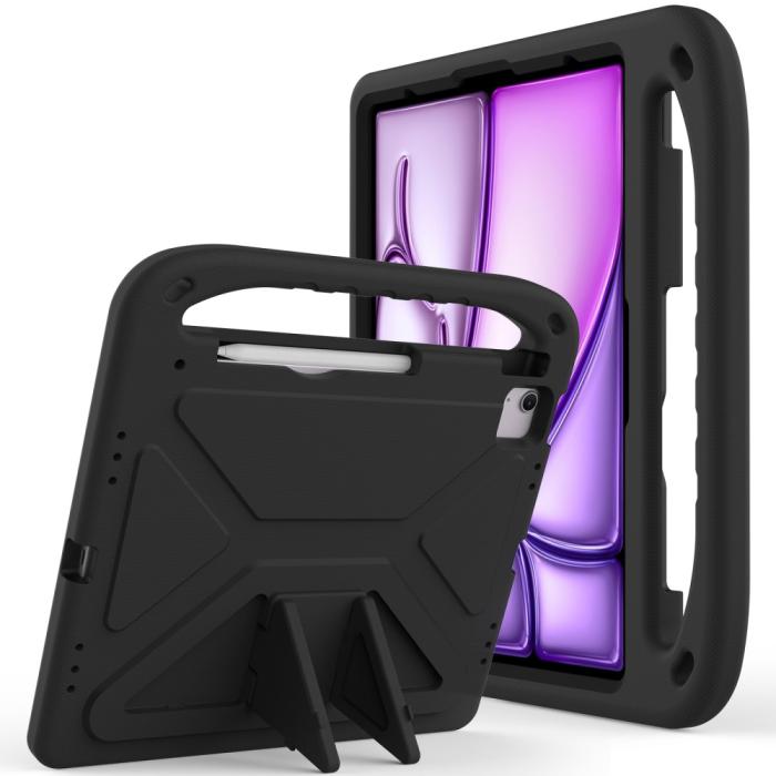 Bild 1, iPad Pro 13 2024/Air 13 2025/2024 Skal EVA Kickstand Svart