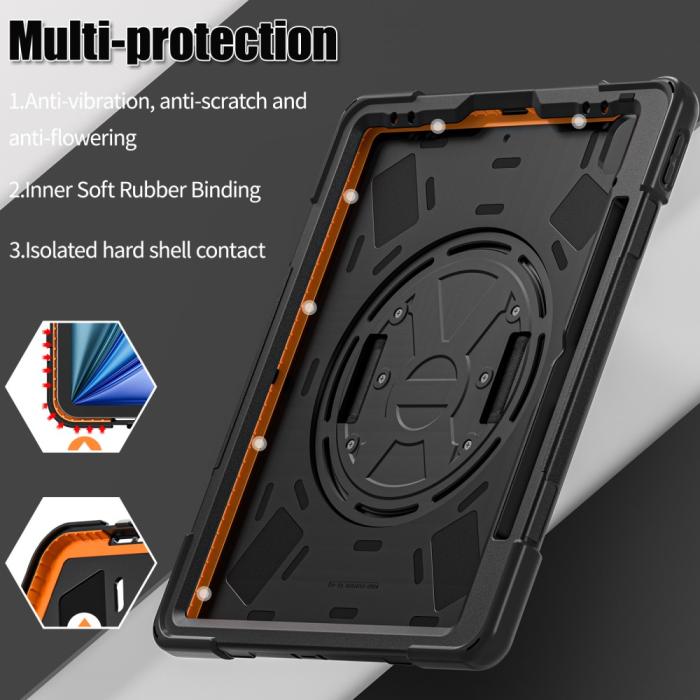 Bild 6, iPad Air 13 2025/2024/Pro 12.9 2022-2020/2018 360 Skal Kickstand