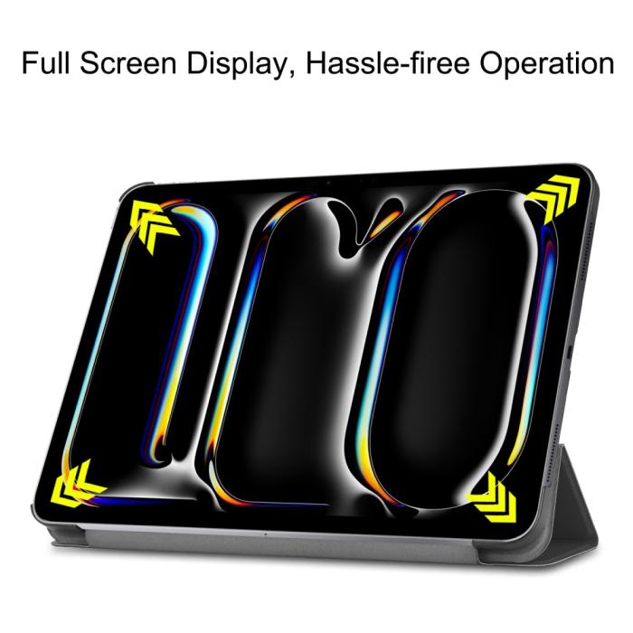 Bild 3, iPad Pro 11 2024 Fodral Tri-Fold Svart