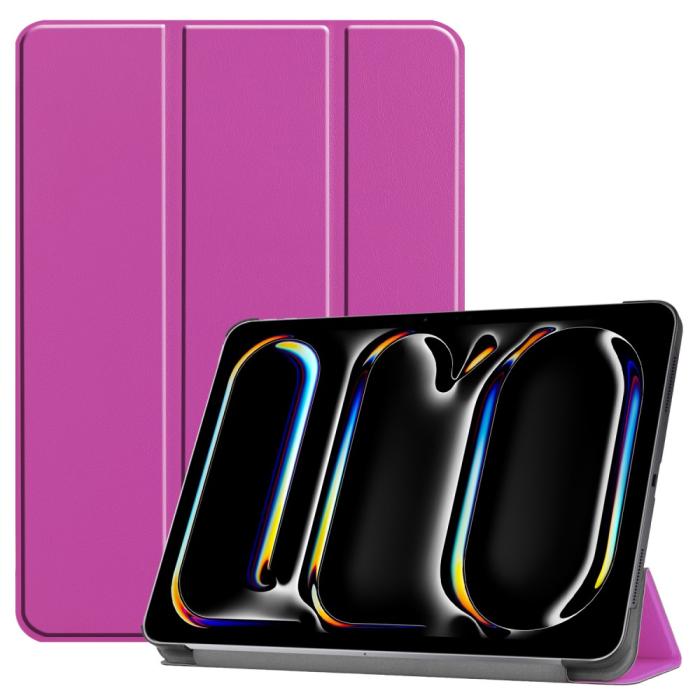 Bild 1, iPad Pro 11 2024 Fodral Tri-Fold Lila