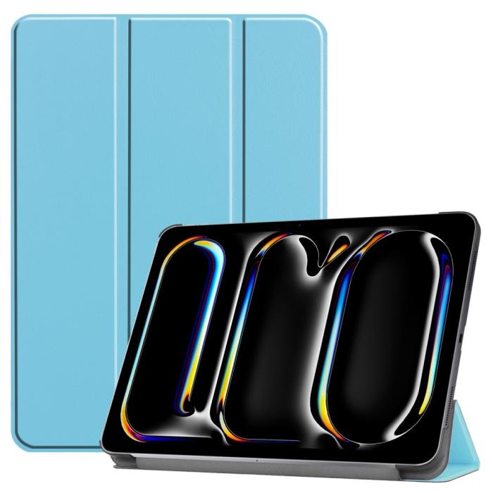 Bild 1, iPad Pro 11 2024 Fodral Tri-Fold Blå