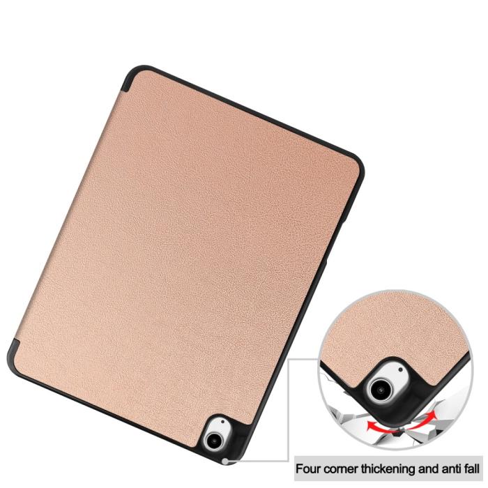 Bild 6, iPad Air 13 2025/2024 Fodral Tri-Fold Pennhållare Roséguld