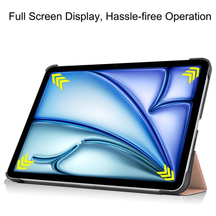 Bild 4, iPad Air 13 2025/2024 Fodral Tri-Fold Roséguld