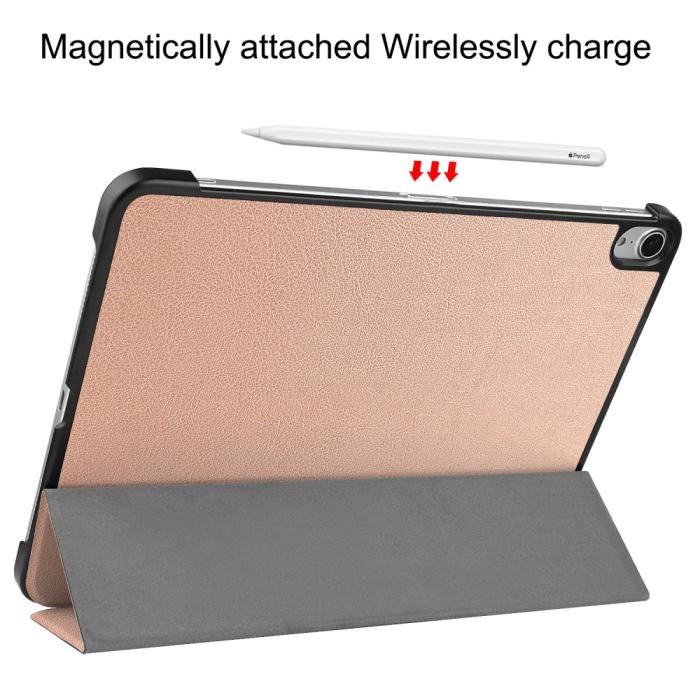 Bild 6, iPad Air 13 2025/2024 Fodral Tri-Fold Roséguld