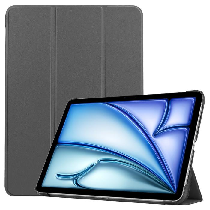 Bild 1, iPad Air 13 2025/2024 Fodral Tri-Fold Grå