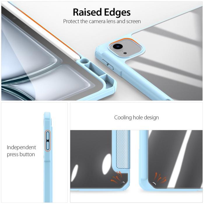 Bild 4, DUX DUCIS iPad Air 13 2025/2024/Pro 12.9 2022-2020/2018 Fodral