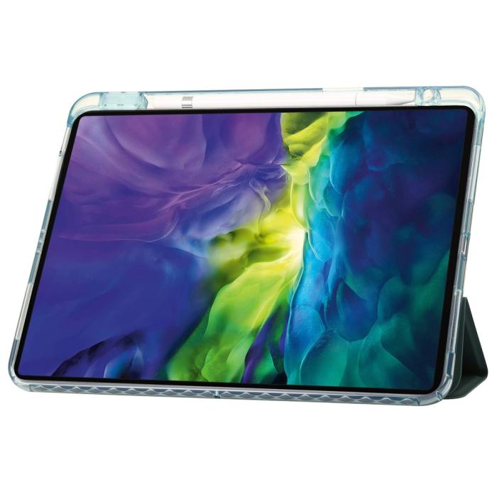 Bild 2, iPad Pro 11 2024 Fodral Tri-Fold Pennhållare Hybrid Grön