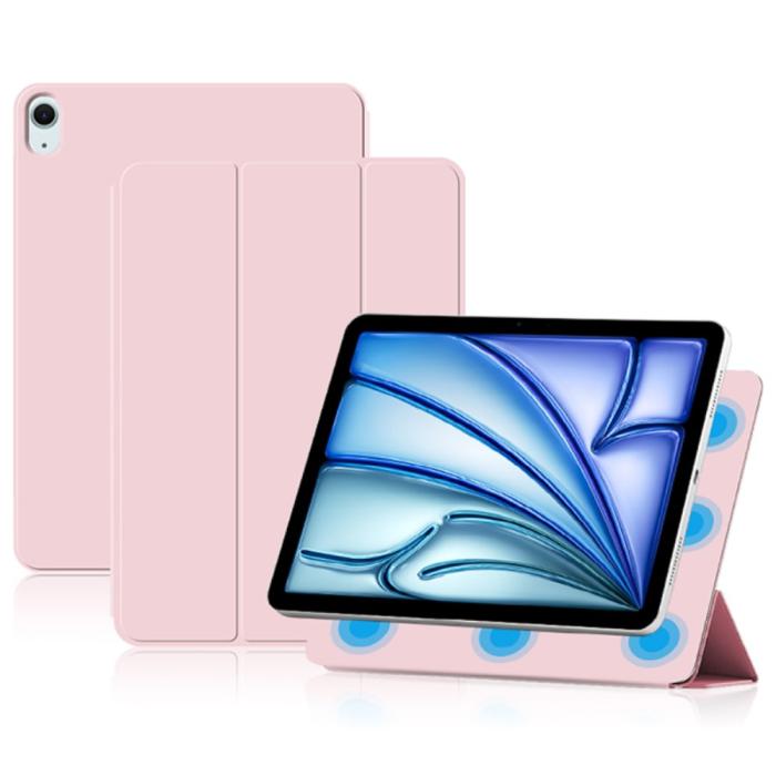 Bild 1, iPad Air 13 2025/2024 2in1 Magnetiskt Fodral Rosa