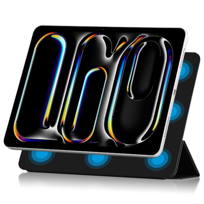 Bild 2, iPad Pro 11 2024 2in1 Magnetiskt Fodral Svart