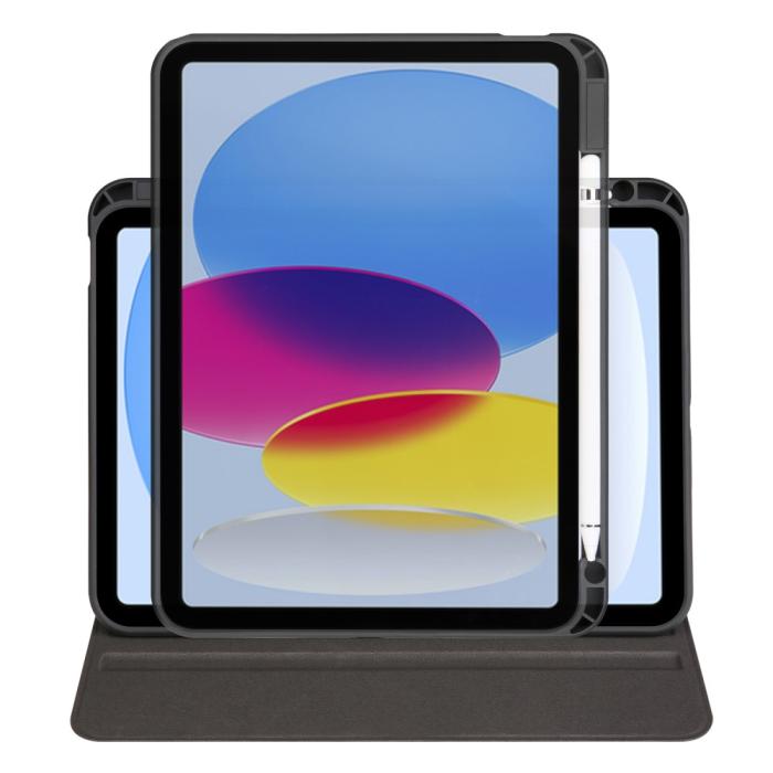 Bild 5, iPad Air 13 2025/2024 Fodral Hybrid Rotation Pennhållare Svart