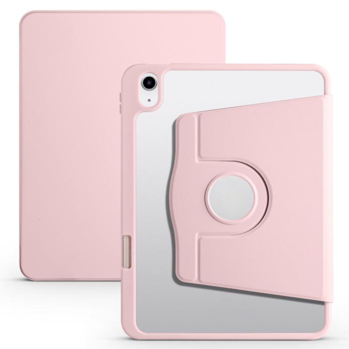 Bild 1, iPad Air 13 2025/2024 Fodral Hybrid Rotation Pennhållare Rosa