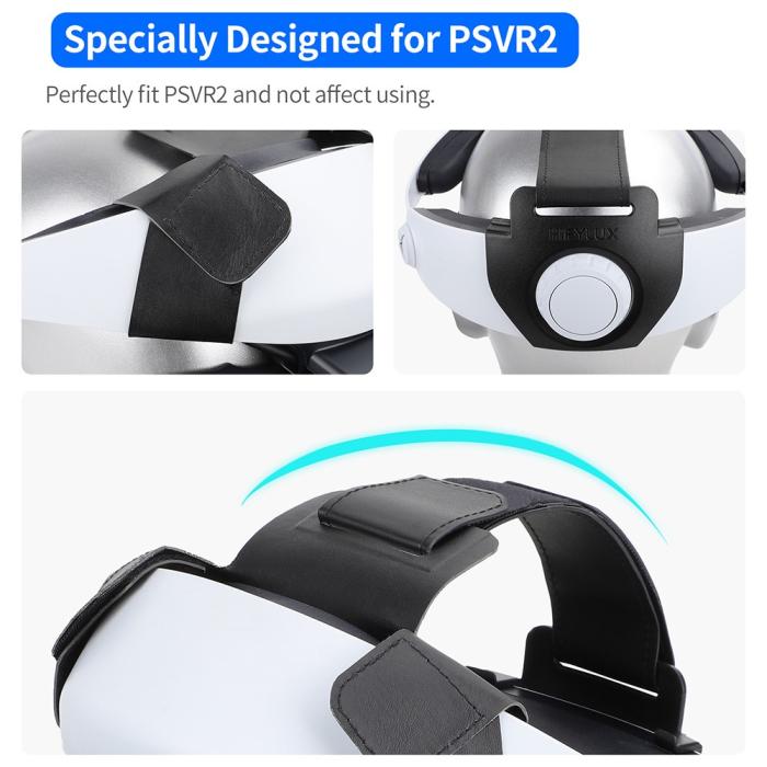 Bild 5, PlayStation VR2 Tryckavlastning Huvudband Svart