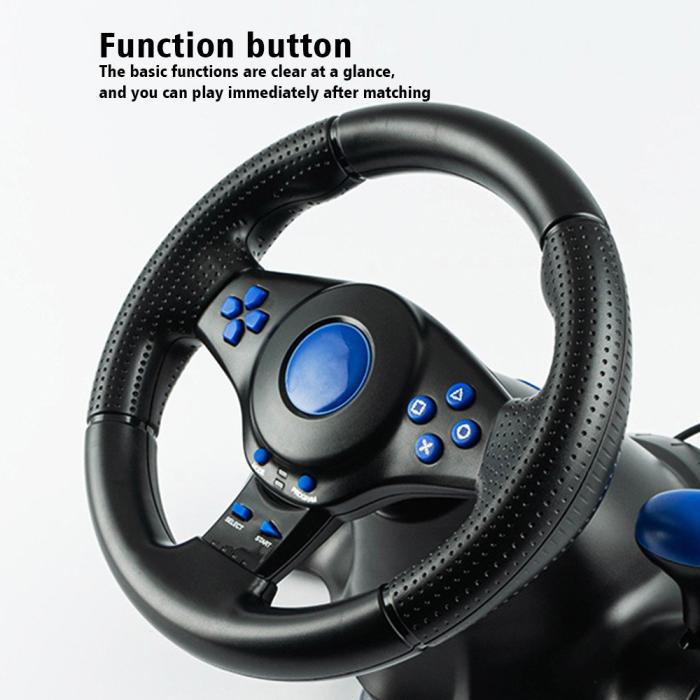 Bild 4, DATA FROG Gamingratt & Pedal För PS4/PS3/SWITCH/XB/PC Svart
