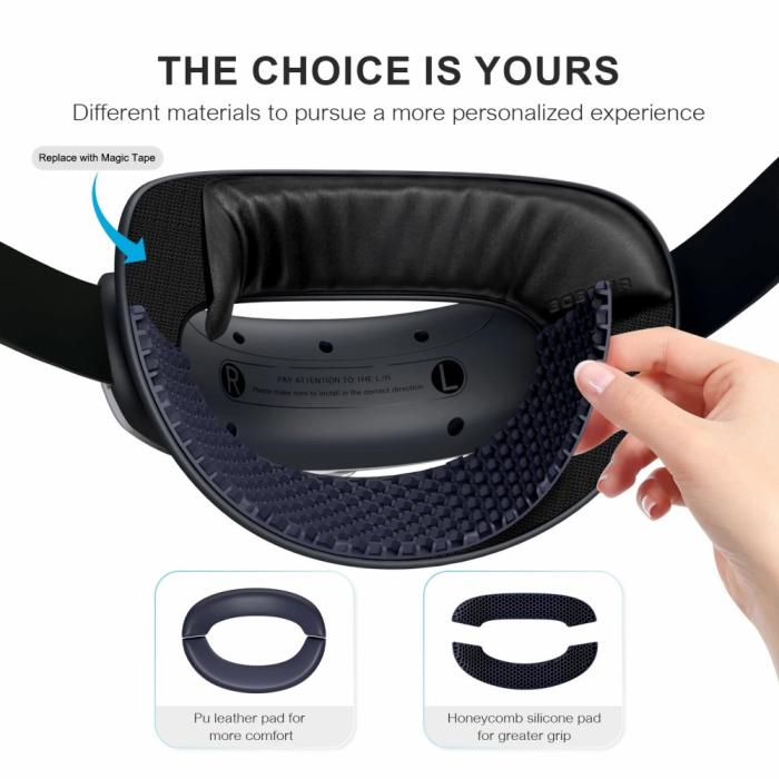 Bild 5, BOBOVR Meta Quest 3/3S VR Huvudband Vit