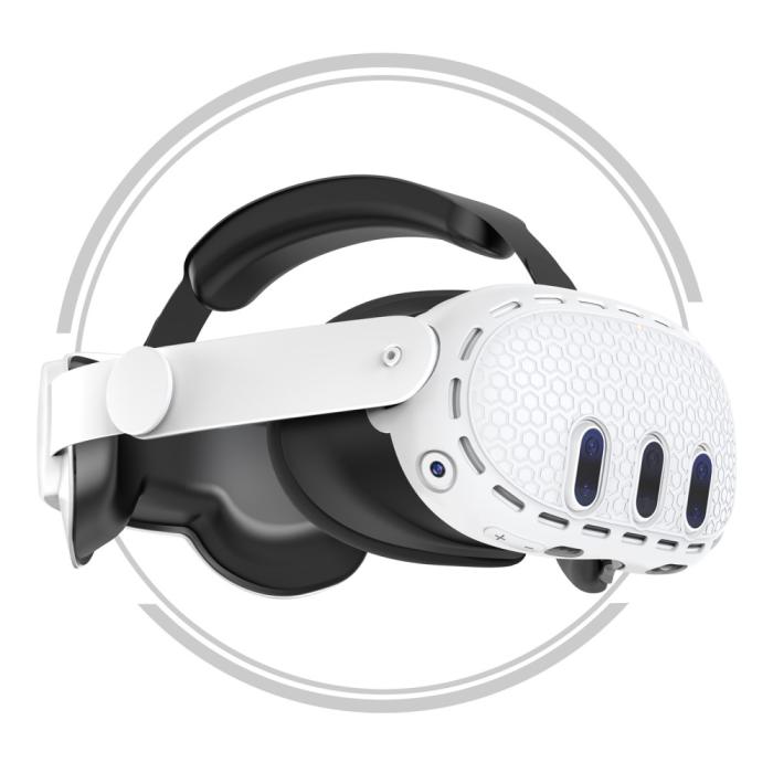 Bild 2, Meta Quest 3 Skal Till Headset Silikon Vit