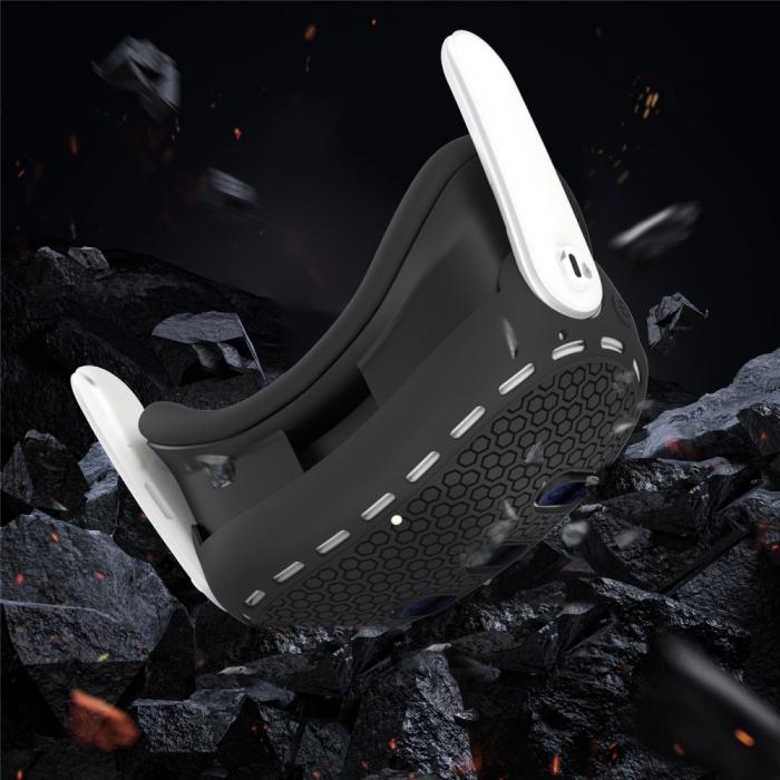 Bild 5, Meta Quest 3 Skal Till Headset Silikon Vit
