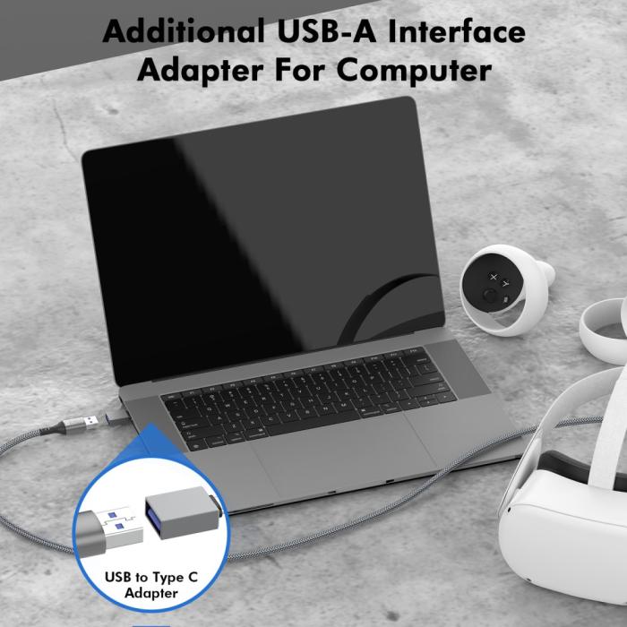 Bild 3, AMVR USB-A Till USB-C Adapter För VR Headset