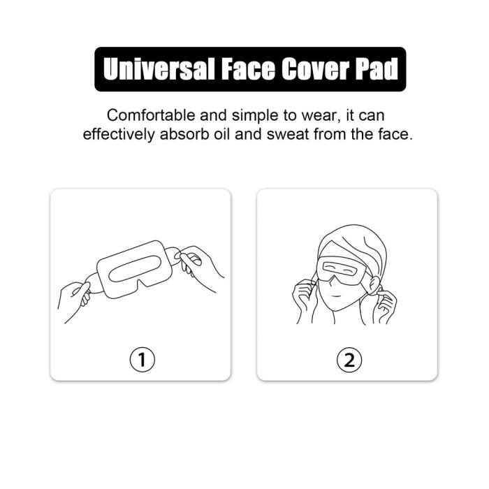 Bild 6, 100-PACK Engångs VR Ansiktsmask