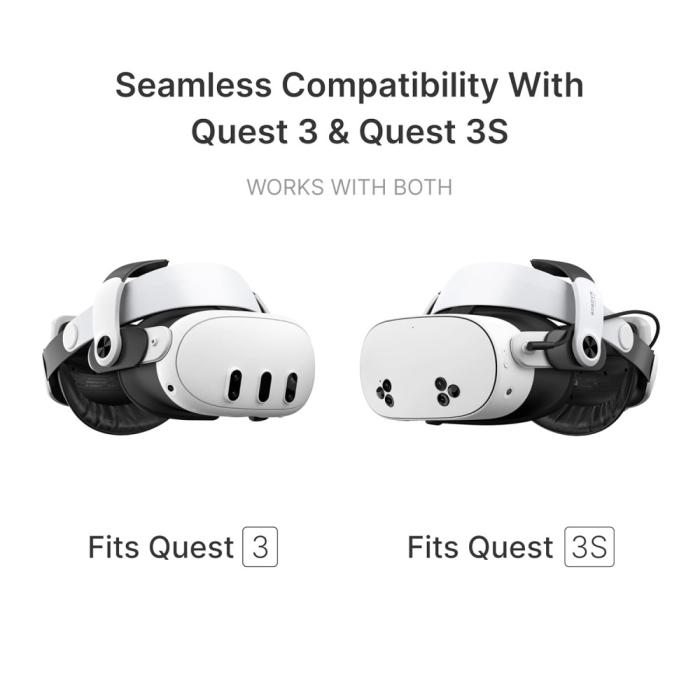 Bild 2, BOBOVR Meta Quest 3S/3 Huvudband Inkl. 5200 mAh Batteripaket