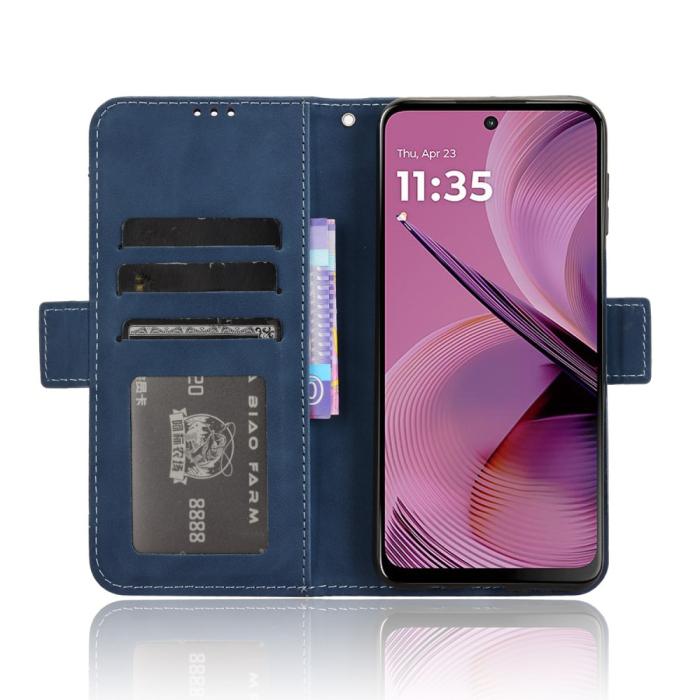 Bild 3, Motorola Moto G55 5G Fodral Med Avtagbart Kortfodral Blå