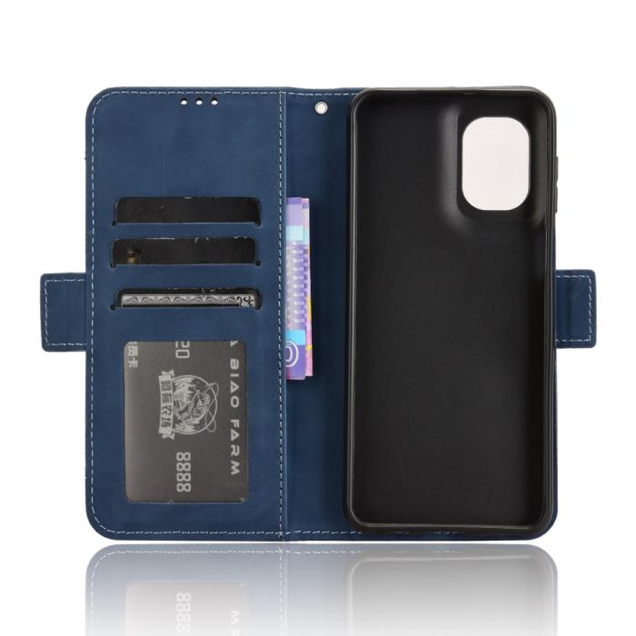 Bild 5, Motorola Moto G55 5G Fodral Med Avtagbart Kortfodral Blå