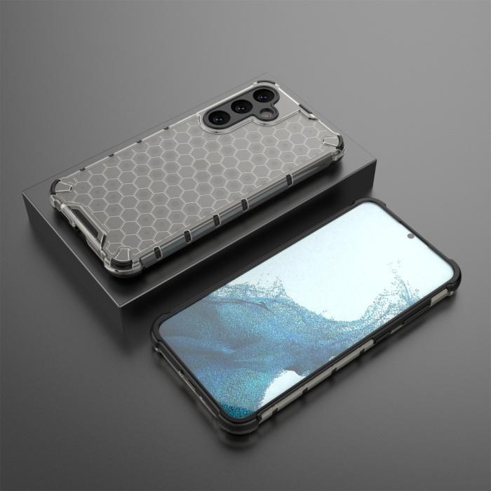 Bild 4, Samsung Galaxy S25 Skal Hybrid Honeycomb Svart
