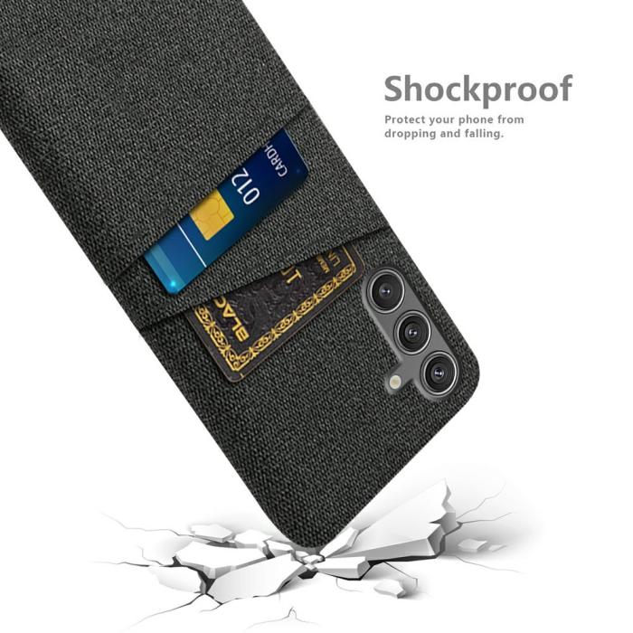 Bild 4, Samsung Galaxy S25 Skal Med Kortfack Tygbelagt Svart