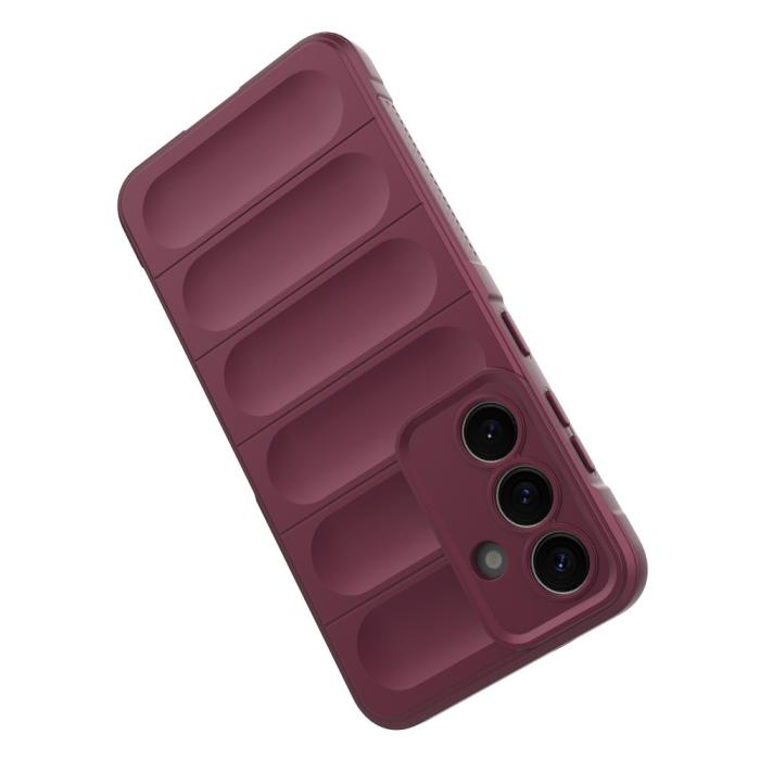 Bild 4, Samsung Galaxy S25 Skal Magic Shield Vinröd
