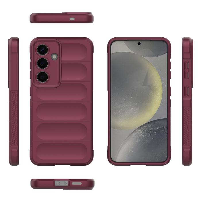 Bild 5, Samsung Galaxy S25 Skal Magic Shield Vinröd
