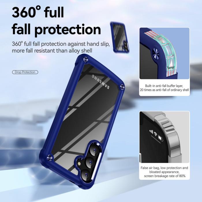 Bild 4, Samsung Galaxy S25 Skal Xtreme Shockproof Hybrid Blå