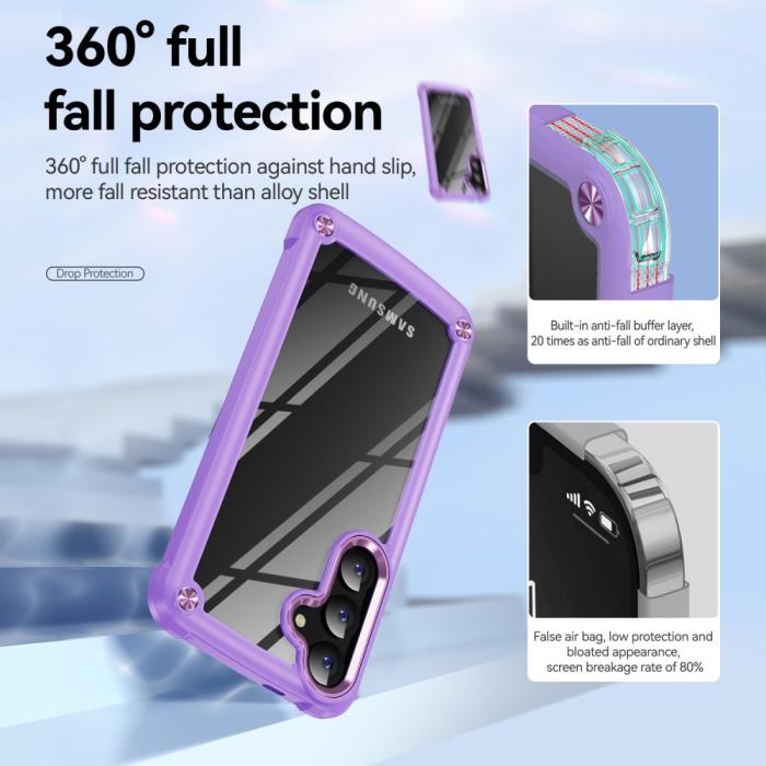 Bild 4, Samsung Galaxy S25 Skal Xtreme Shockproof Hybrid Lila