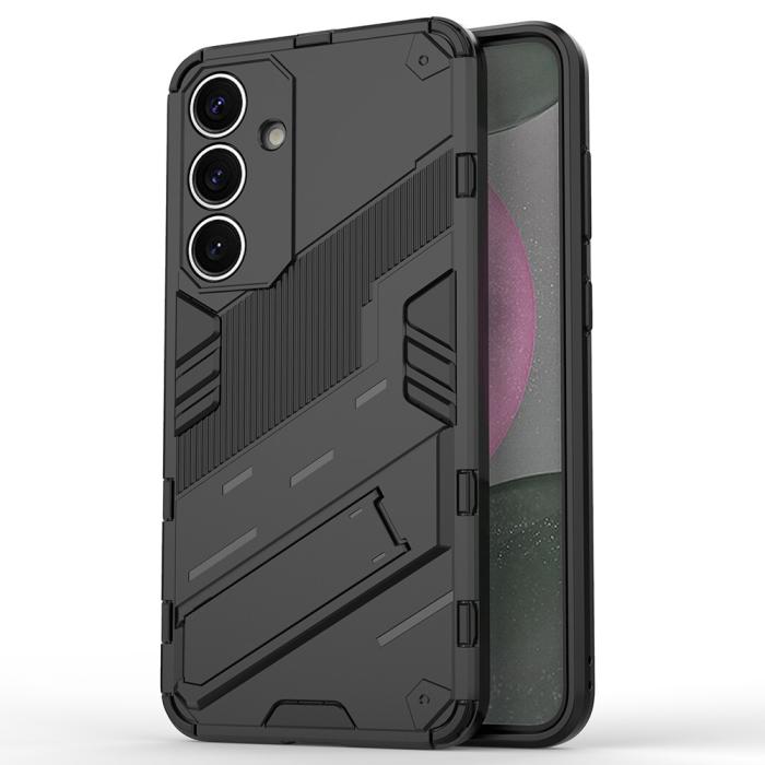 Bild 1, Samsung Galaxy S25 Skal Kickstand Hybrid Armor Svart