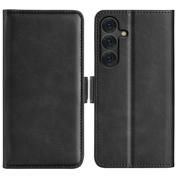 Bild 1, Samsung Galaxy S25 Fodral Läder Svart