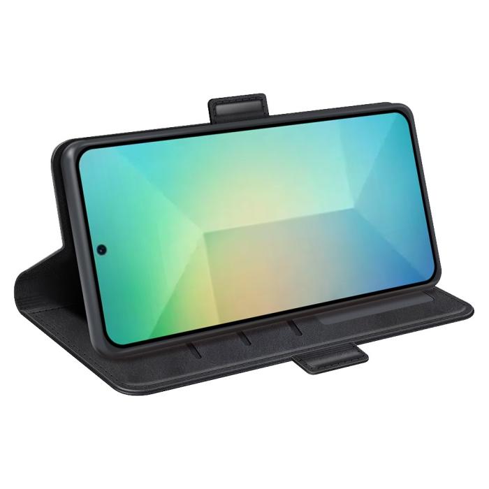 Bild 3, Samsung Galaxy S25 Fodral Läder Svart