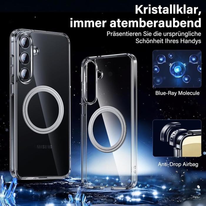 Bild 3, Samsung Galaxy S25 Skal MagSafe Transparent