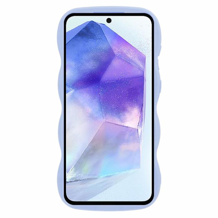 Bild 2, Samsung Galaxy S25 Mobilskal Wavy Lila