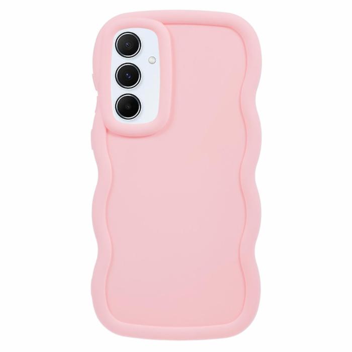 Bild 1, Samsung Galaxy S25 Mobilskal Wavy Ljus Rosa