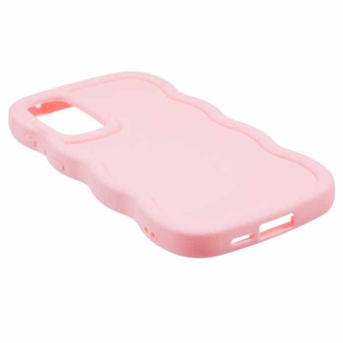 Bild 4, Samsung Galaxy S25 Mobilskal Wavy Ljus Rosa